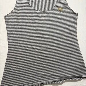 Tommy Hilfiger Striped Tank Top in Gray and White